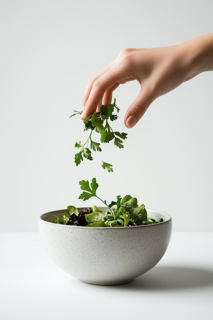 Przygotowywanie sałatki